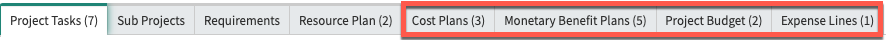 프로젝트 관련 목록