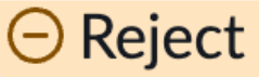 Rejeter l’étiquette