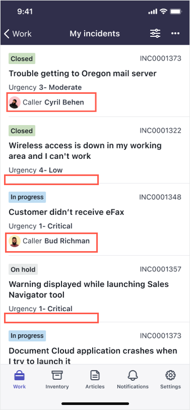 画面 UI ポリシーを使用して必須になっているフィールド。