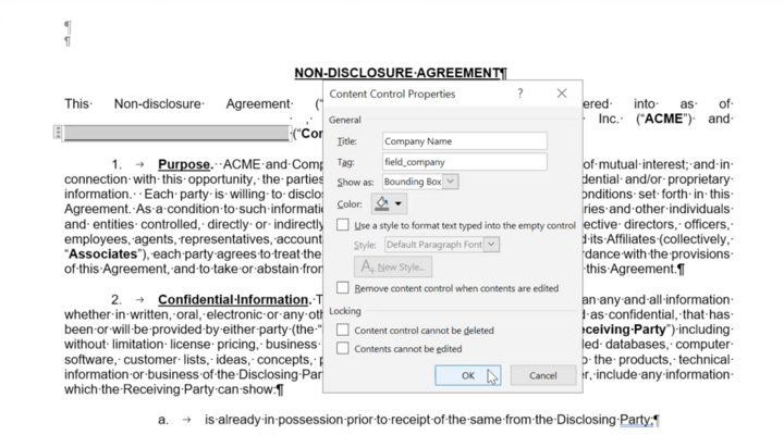 Content control example
