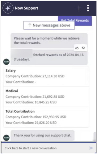 View your total rewards