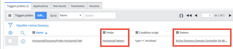 Probe „Horizontal Pattern“ und ein Muster hinzufügen