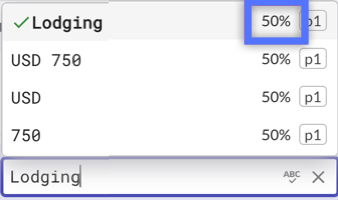 Score de confiance pour une recommandation.