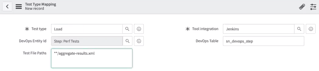 Mappage de type de test DevOps