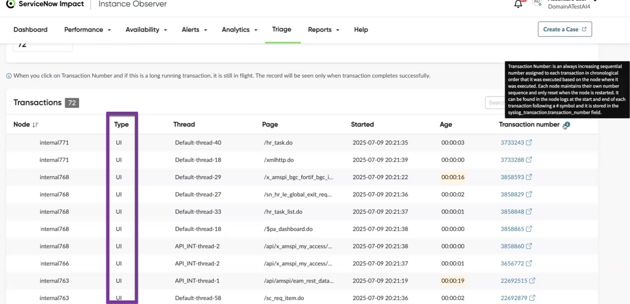 View details in transactions section.