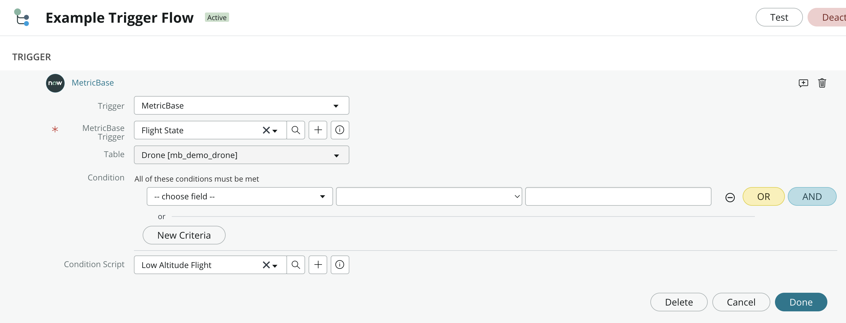 Script de condition dans Studio de workflow.