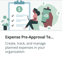 Modèle de pré-approbation des dépenses