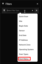 Select Host Status