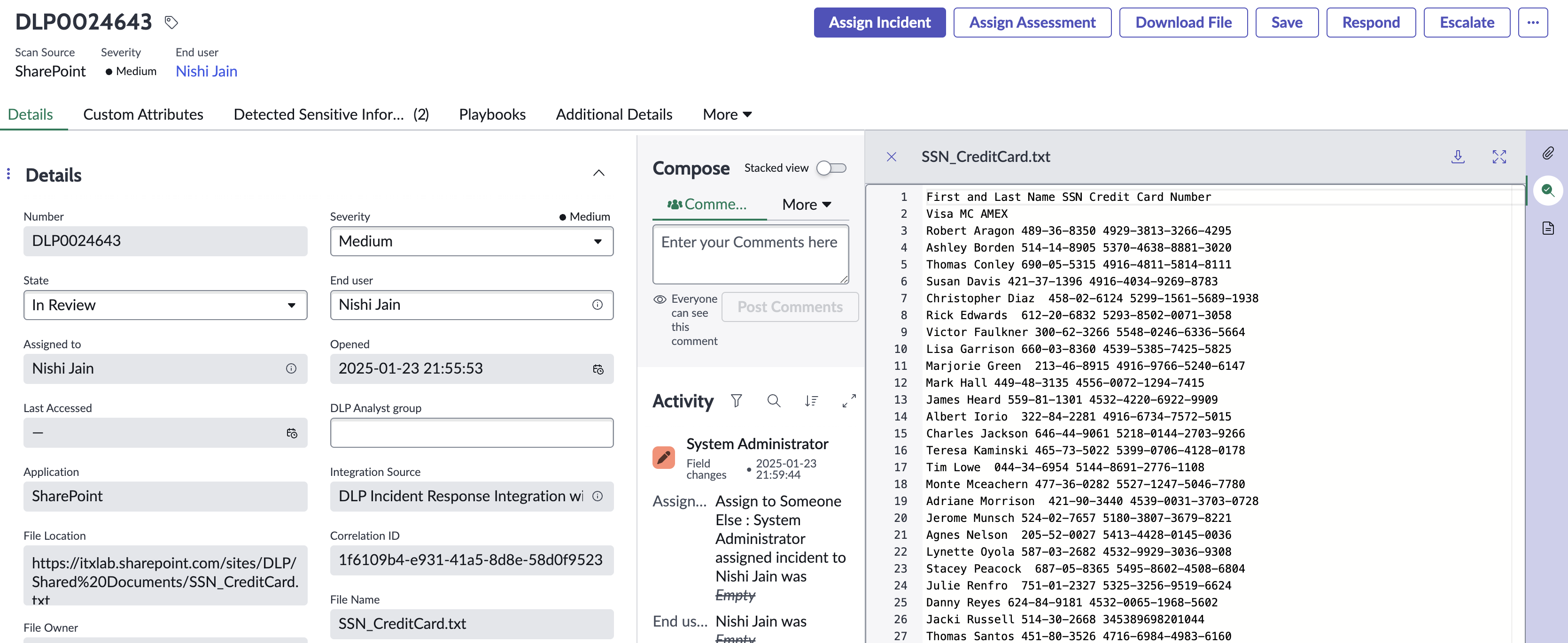 Vorschau von Textdateien anzeigen.