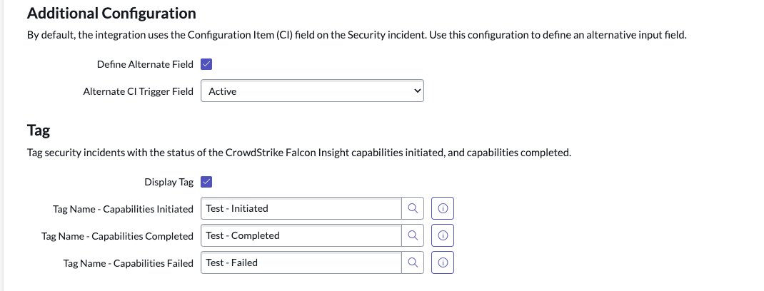 Zeigen Sie Tags im Security Incident an