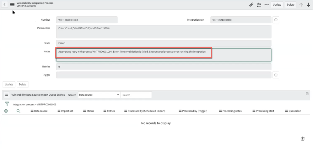 Hinweise zum Datensatz der VR-Integrationsausführung für Tenable.sc