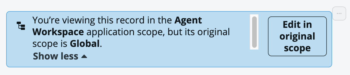 Edit in original scope banner message