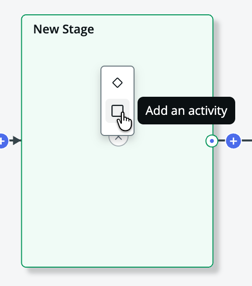 アクティビティを追加するオプションを示す画像。