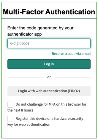Entrez votre code d’authentification