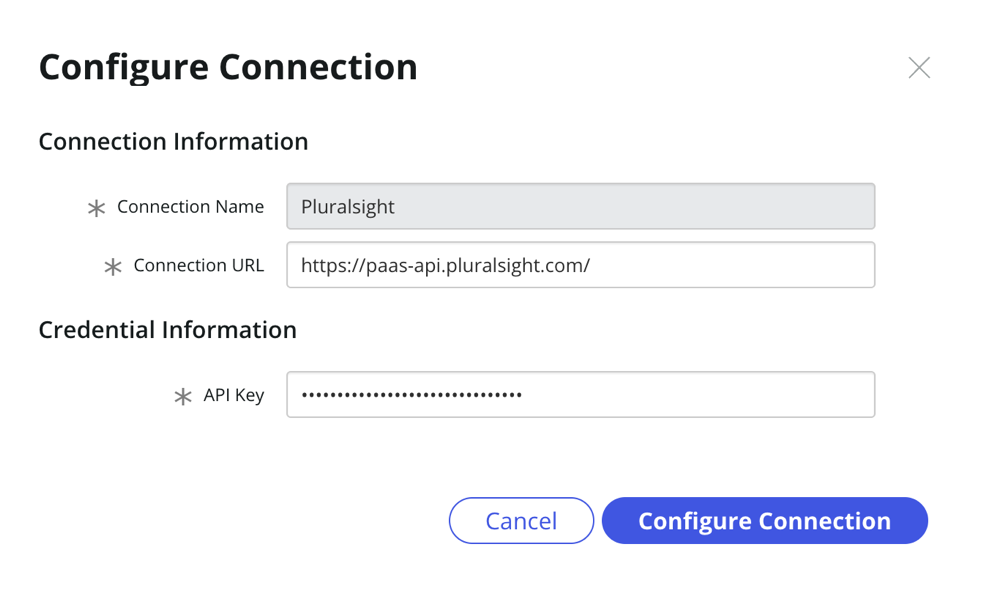 Configure the default connection.