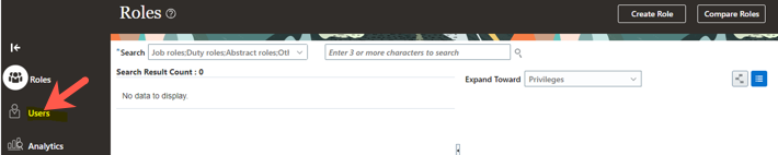Users link.