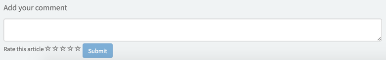 Widget „KB-Artikelkommentare“