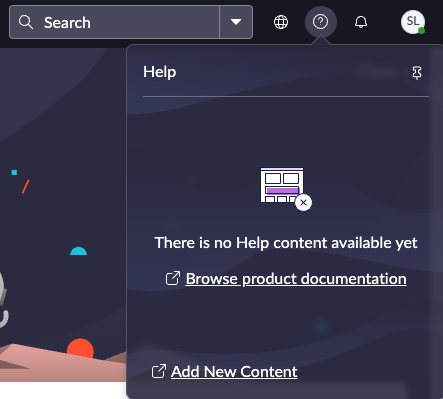 Kontexthilfezugriff in Core-UI