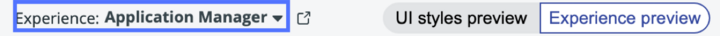 Dropdown-Liste „Experience“.