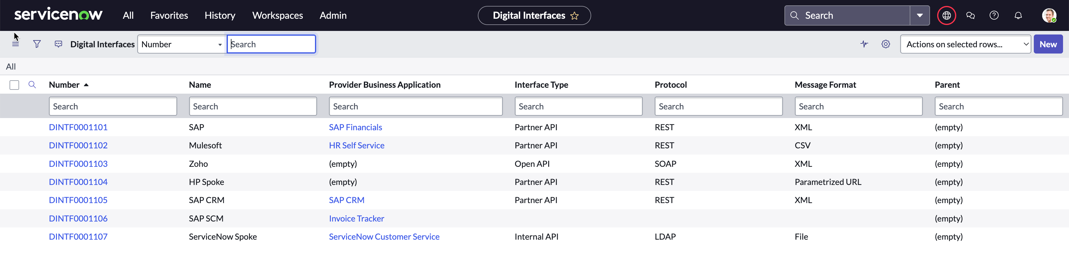 Página de Interfaces digitais