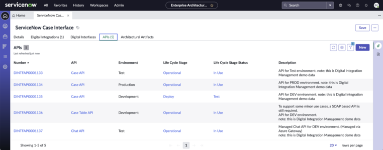 Conectar interface digital à API