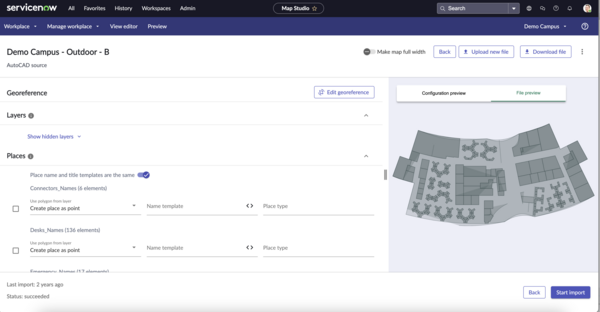 Página de configuração do Autocad v1.