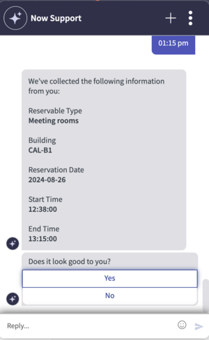 Informações que foram coletadas de você para o local, data e hora.