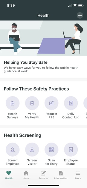 Página do inicializador do applet de integridade