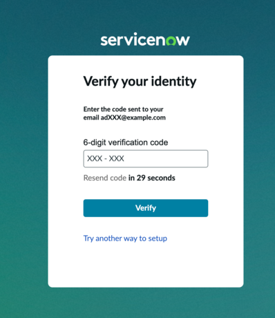 MFA- Email login
