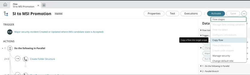 Sandbox integration provides two default flows.