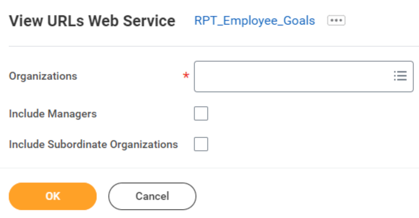Workday performance goals.