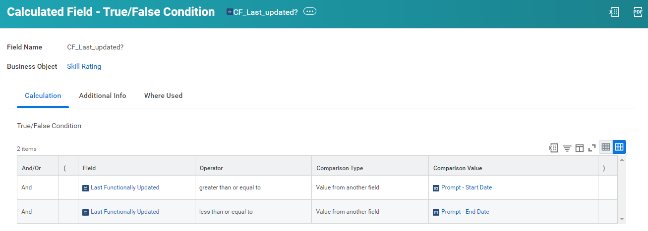 Create calculated field with name CF_Last_updated?.