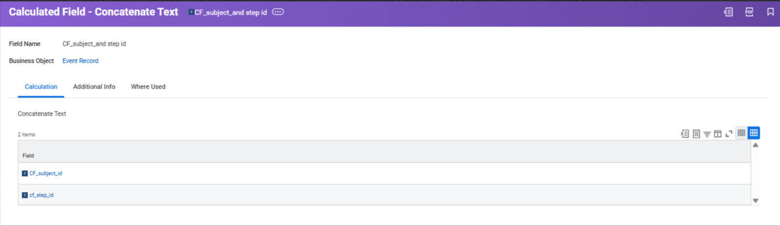 Calculated field of type Lookup Related Value.