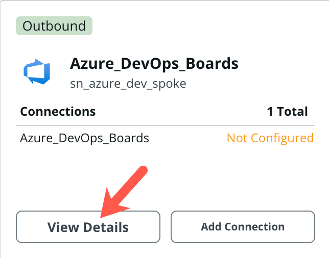 View Details button on Azure DevOps Boards tile.