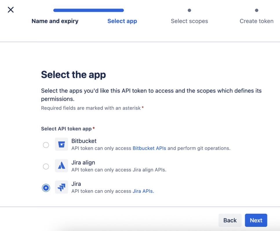 Select the Jira app.