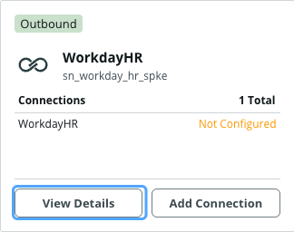 Connection template for Workday HR spoke