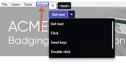 Highlighting an element when using the recorder.