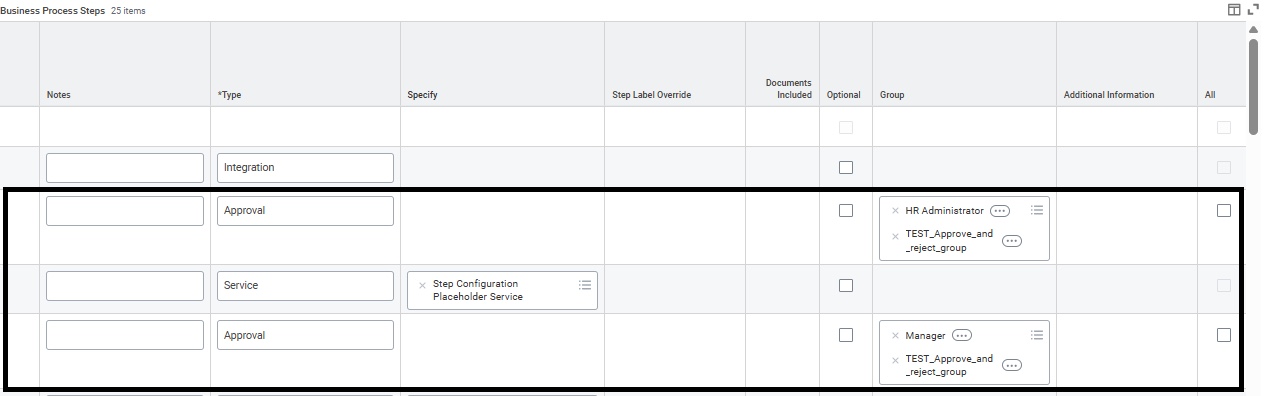 Include additional service type step.