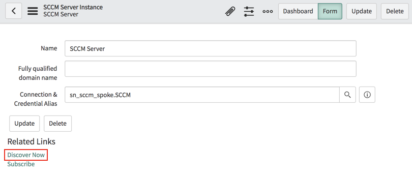 Recuperando dados do SCCM com a Descoberta
