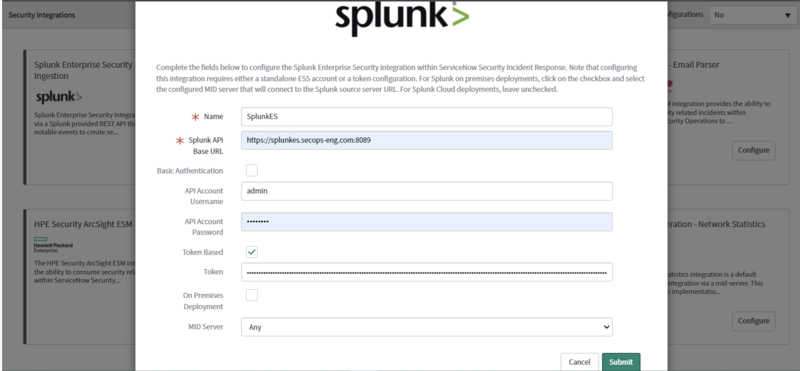 Splunk-Event-Erfassung