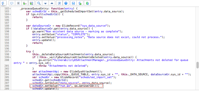 processQueueEntry-Funktion.
