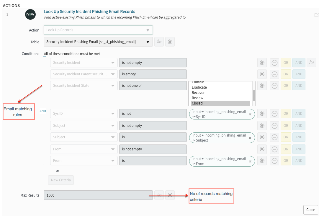 Transformations-Flow: Subflow: Aktion