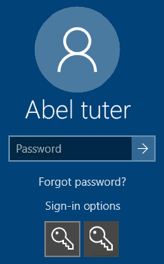 Windows のログイン画面