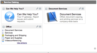Screenshot for previewing five items