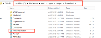 Nmap installer script location