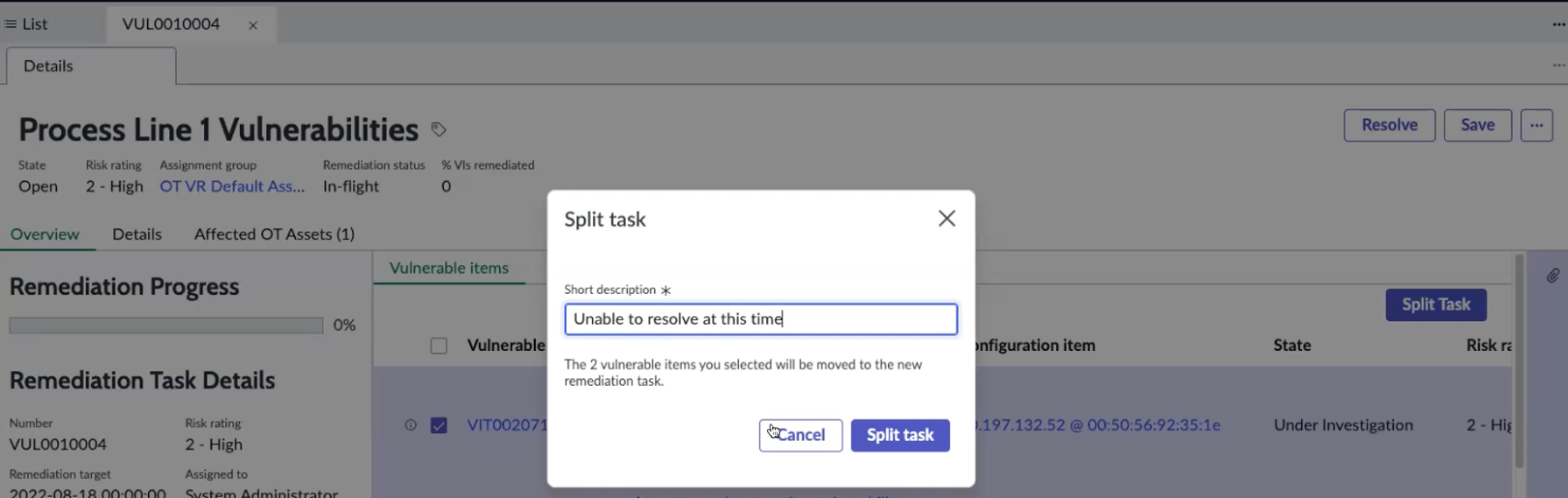 split-task-message