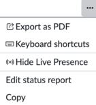 Export as PDF