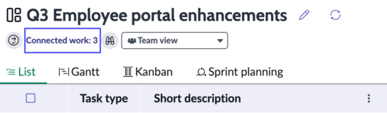 Connect work option in the CWM Board header.