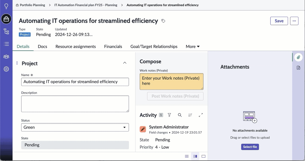 GIF showing selection of Monetary Benefit Plans related link.