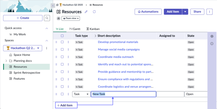 Add tasks to Boards in CWM.